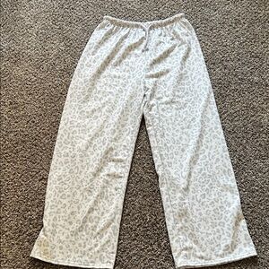 Leopard Print Lounge Pants and a matching hoodie perfect for a comfortable day